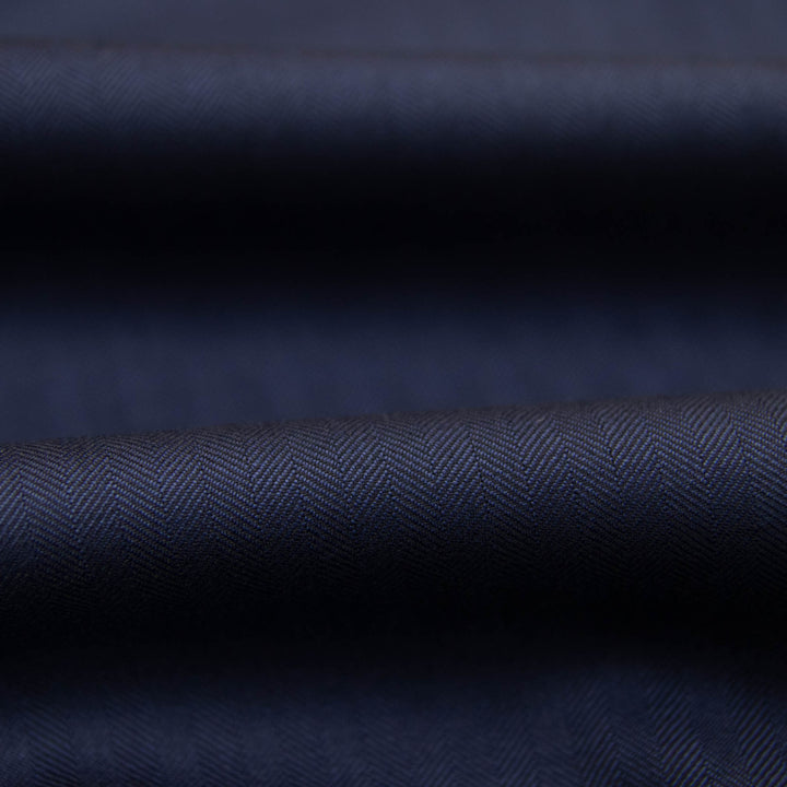 VBC Blue Herringbone Suit