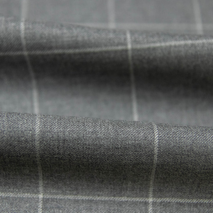 VBC Light Gray Windowpane Suit