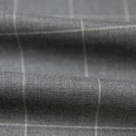 VBC Light Gray Windowpane Suit